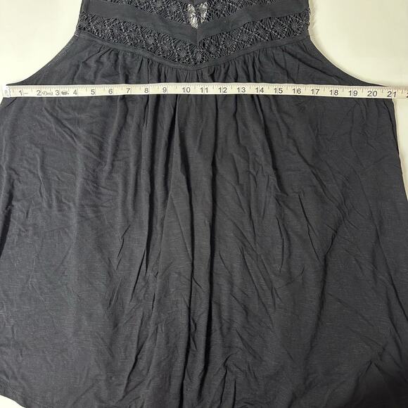 APT. 9 Black Lace Sleeveless Blouse Large - Picture 6 of 7